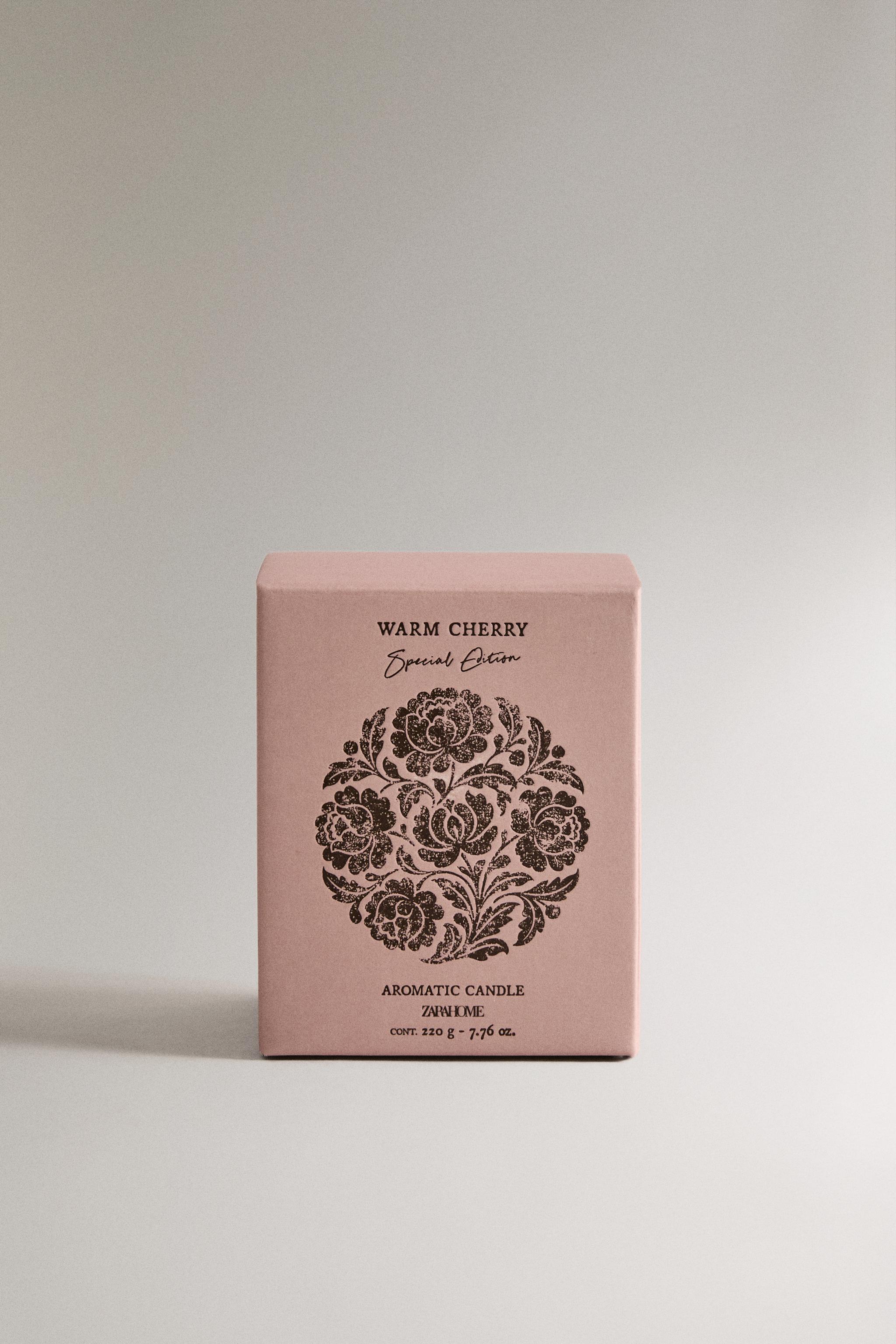 (220 G) WARM CHERRY SCENTED CANDLE